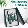 Premium Multi-Functional Stainless Steel Manicure & Pedicure Grooming Kit with Portable Travel Storage Case.