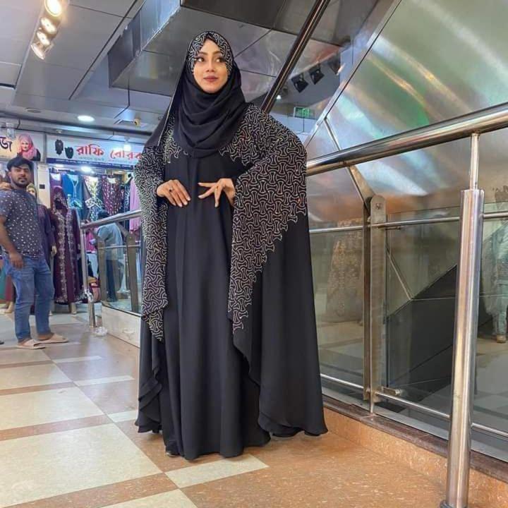 Explore Our Exclusive Collection: Dubai Cherry Fabric Abaya Borka Without Hijab - Featuring Simple Style Borka for Women - Ideal for All Seasons and Occasions