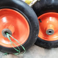 Trolley Wheel 14inch / Heavy Duty Solid Rubber/ Pneumatic Air Tyre Rubber Trolley Wheel 14 inch. 