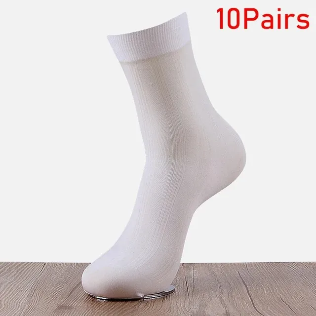 10%20Pairs%20Bamboo%20Fiber%20Men's%20Socks%20Summer%20Breathable%20Thin%20Ice%20Silk%20Socks%20High%20Elastic%20Nylon%20Calcetines%20Business%20Casual%20Socks%20-%20Image%207
