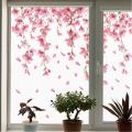 GC Flower Window Clings, Hanging Vine Floral Glass Sticker, Waterproof Fallen Flowers Vine Glass Stickers For Bedroom Restroom Glass Window Doors DIY Decoration. 
