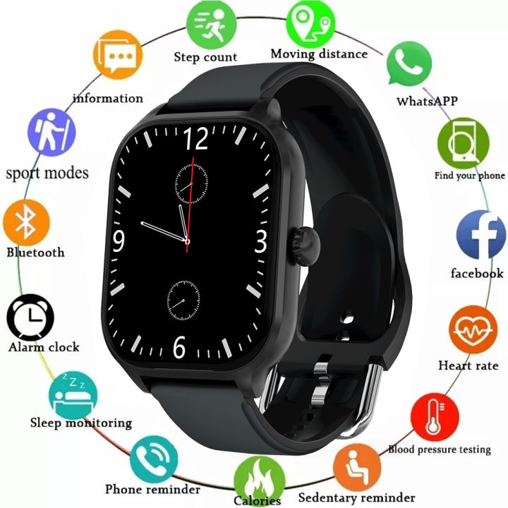For Xiaomi Samsung Android Phone 2.09 Color Screen Full Touch Custom Dial Smart Watch Women Bluetooth Call 2024 Smartwatch Men