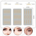 120 Pair Eyelid Tape Clear Beige Natural Sticker Invisible Eyelid Stickers Eyelid Stripe Big Eyes Makeup Beauty Tools. 