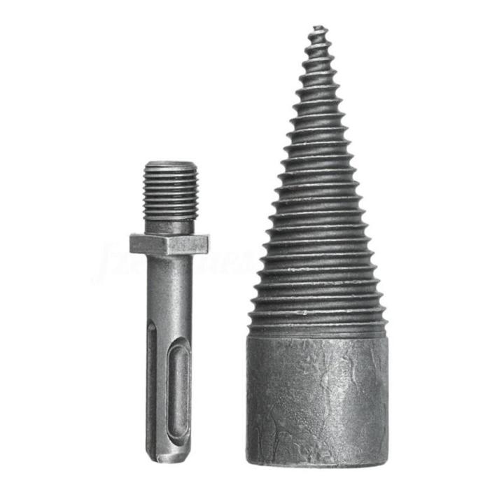 Log Wood Splitting Electric Hammer Drill Bit Splitter Cone Firewood ...