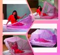 Mosquito net For 2 Person travel foldable stand mosquito net size 3.5/7 fit Portable Mosquito Net with Stand, Easy Install, Removable Pouch, Comfort Bed Accessory.