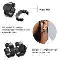 2pcs Punk Mens Strong Magnet Magnetic Ear Stud Set Non Piercing Earrings Cross Earrings Gift For Boyfriend Lover Jewelry. 