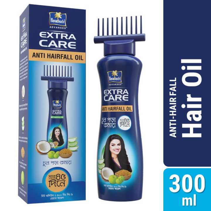 Parachute%20Hair%20Oil%20Anti%20Hairfall%20Oil%20Extra%20Care%20300ml%20(Root%20Applier)%20-%20Image%203