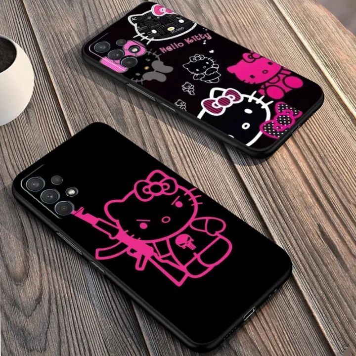 Cute%20Cool%20Hello%20Kitty%20Cat%20Case%20For%20Samsung%20Galaxy%20A52%20A12%20A32%204G%205G%20A21s%20A03%20A22%20A31%20A50%20A51%20A71%20A72%20A20e%20A13%20Black%20Soft%20Cover%20-%20Image%202