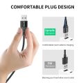 USLION 3A 2M (2 Meter) Micro USB Cable Fast Charge USB Data Cable Cord for Android Phone and other Devices USB Data Cable. 