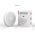 1pc Tuya Smart WiFi Smoke & Carbon Monoxide Composite Home Fire Detector Smoke Alarm Sensor. 