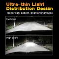 2PCS H1 100W 26000LM DOB LED Conversion Headlight Bulbs KIT 6000K White. 