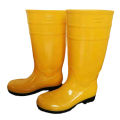 Rain boots manufacturers high-top steel toe steel bottom oil-resistant acid and alkali resistant industrial and mining boots waterproof rubber shoes safety protection anti-slip rain boots. 