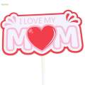 10x Cake Toppers, Happy Mother's Day Cake Topper, Baking Decor, Mother's Day Cupcake Picks, Cake Insert for Event, Gift Cake, Birthday Anniversary.