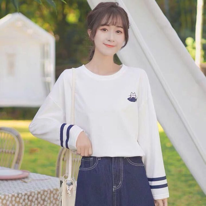 Cat%20Fish%20Printed%20Loose%20Cotton%20Sweatshirt%20For%20Women%20-%20Image%202