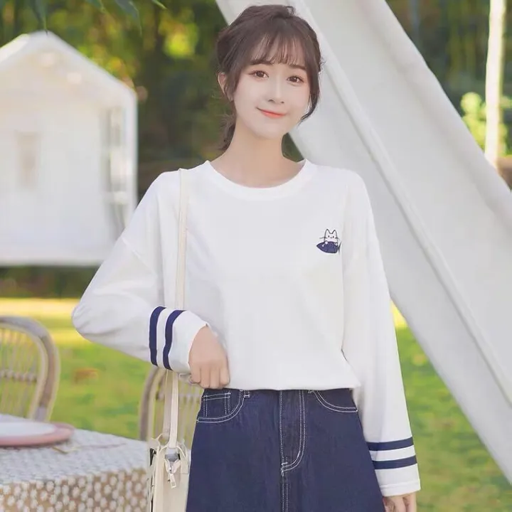 Cat%20Fish%20Printed%20Loose%20Cotton%20Sweatshirt%20For%20Women%20-%20Image%202