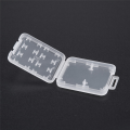 3X Eight in One Plastic Micro-SD SDHC TF MS Memory Card Storage Case Box Protector Holder. 