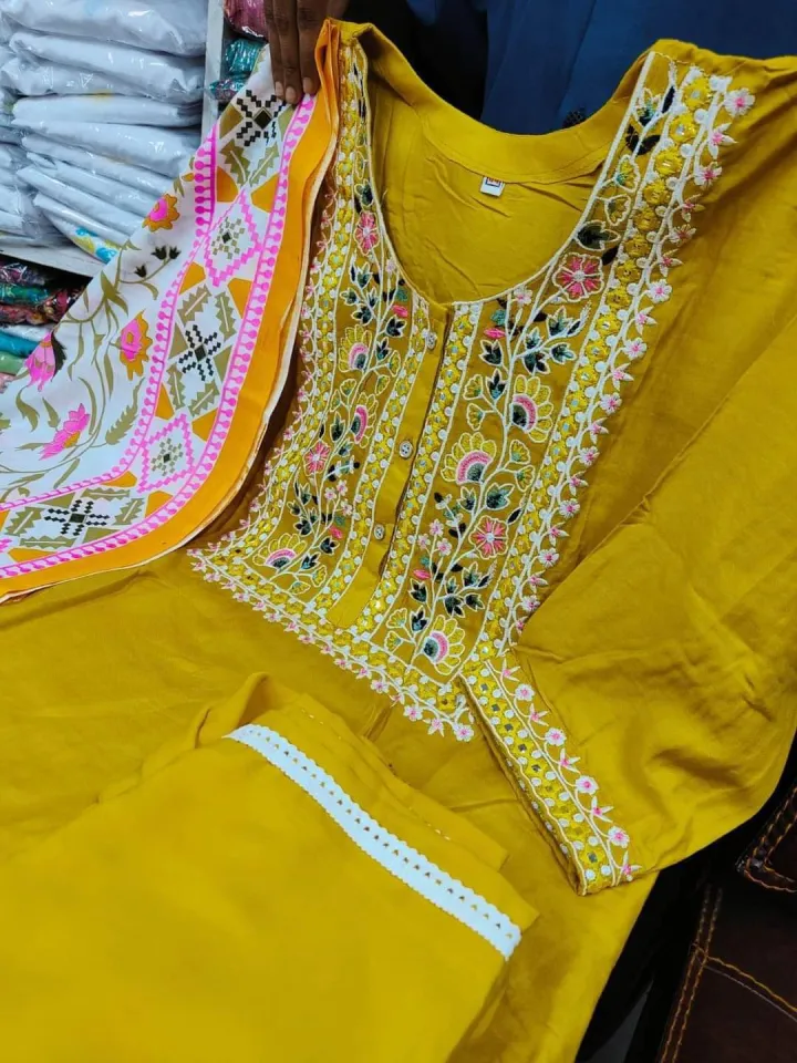 Humaiya New Fashionable Three-Piece Collection Dress For Women