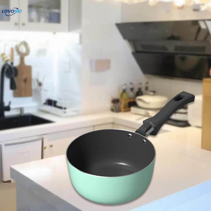 Small Milk Pan Heating Milk Melting Butter Boiling Water Cooking Pots Cookware Small Saucepan for