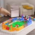 Mini Table Soccer Game Hand Eye Coordination Tabletop Football Game Toy for Family Adults. 