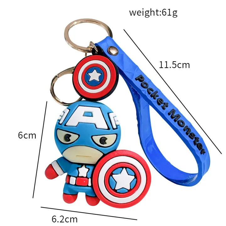 Disney%20Marvel%20Superhero%20PVC%20Keychain%20Cartoon%20Spiderman%20Hulk%20Thor%20Keyrings%20Cute%20Captain%20America%20Iron%20Man%20Keyholder%20Avengers%20Gift%20-%20Image%206