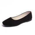 Women Flats Pointed Toe Solid Color Black Flats for Women Dressy Comfort Foldable Flats for Women Leopard Brown Flat Heel Shoes. 