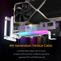 Vertical Gpu Holder 4.0 X16 Kit Riser Atx Case 5v 3pin Argb Video Holder Graphics Steering Bracket.