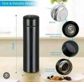 Temperature Thermos Water Bottle With Display - 500 Ml Travel Bottle With Smart Thermos Cup.
