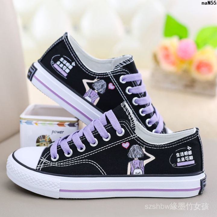 Junior%20High%20School%20Girls'%20Shoes%20Women's%20Versatile%20Student%20Canvas%20Shoes%20Women%202024%20New%20Autumn%20Women%20Older%20Children's%20Sneakers%20Cloth%20Sports%20Shoes%20-%20Image%205