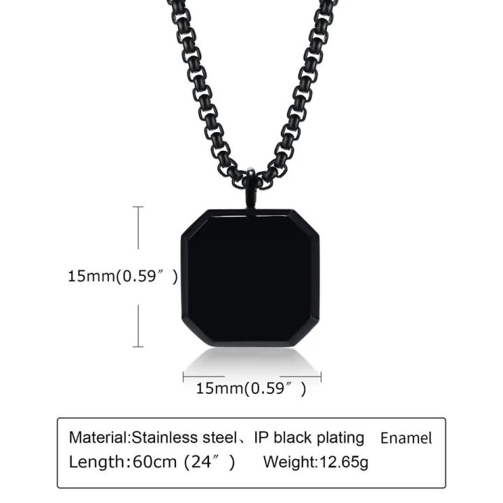 Stainless%20Steel%20Square%20Pendant%20Black%20Natural%20Stone%20Necklace%20Men%20Chain%20For%20Men%20-%20Image%204