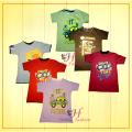 6 Pieces Multi Color Cotton Boy Half T-shirt By Any Color And Printe.