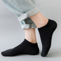 5 Pairs Unisex Socks Low Cut Breathable Business Boat Sock Solid Color Comfortable Ankle Casual White Black Summer Men Business.