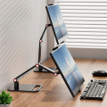 Expandable Portable monitor holder Sturdy External Universal Metal stand for monitor Portable Metal 16 inch monitor stand for. 