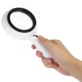 LED Magnifying Glass Interchangeable 2.5X/5X 12X Corcilar Reading Magnifier Handheld Loupe with 9 LED Light Magnifying Lens Portable for Book Maps Newspaper Reading Coins Jewelry Hobbies Crafts Seniors and Kids. 
