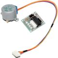 5V Stepper Motor 28BYJ-48 4 Phase 5 Wires With ULN2003 Driver Board Programmable Small Reduction Gear Motor 28BYJ-48 Stepper Motor 5V Gear Motor With Adapters ULN2003 Motor Driver. 