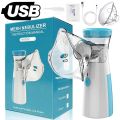 CASIFY Portable Mesh Nebulizer Handheld, One Touch Operation, No Noise, High Nebulization Rate, Personal Inhalers For Breathing Problems Lightweight, Travel Friendly Nebulizer For Adults & Kids. 