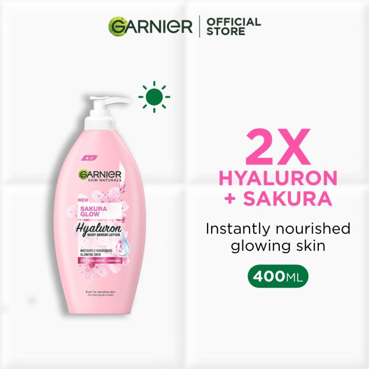 Garnier%20Skin%20Natural%20New%20Sakura%20Glow%20Hyaluron%20Body%20Serum%20Lotion%20-%20400ml%20-%20Image%203