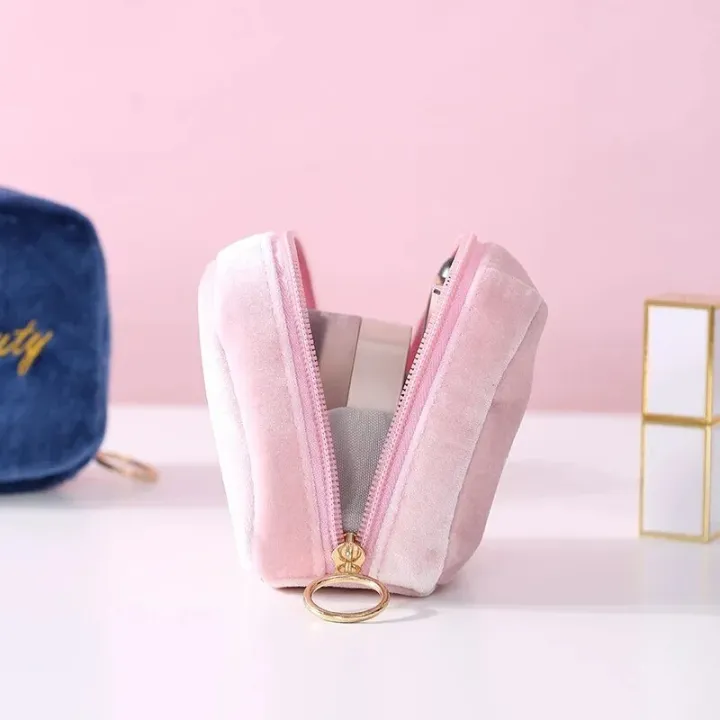 Women%20Velvet%20Cosmetic%20Bag%20Organizer%20Girls%20Ladies%20Cute%20Mini%20Small%20Travel%20Lipstick%20Makeup%20Bags%20Sanitary%20Napkin%20Pad%20Storage%20Bags%20-%20Image%204