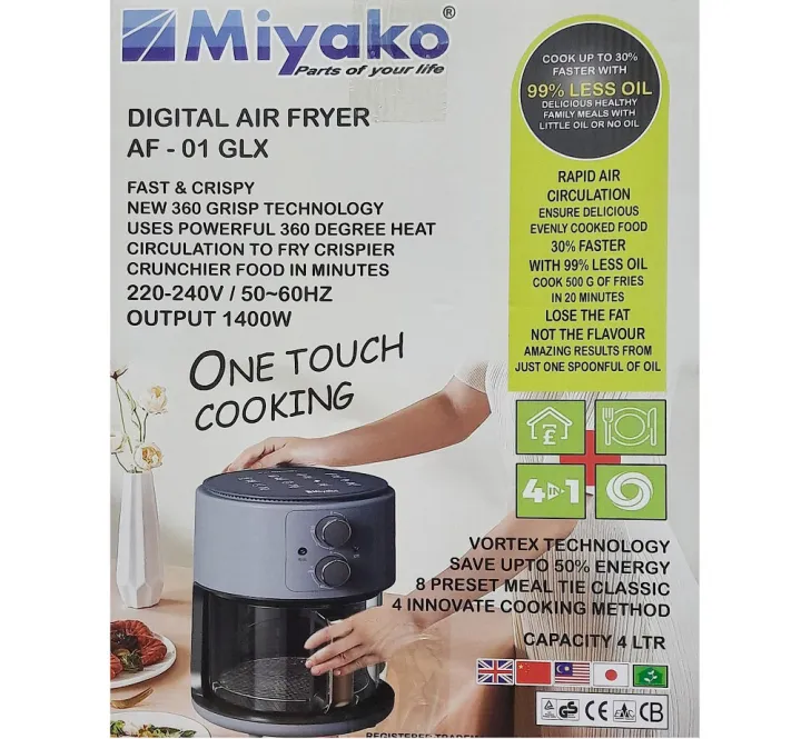 Miyako%20One%20Touch%20Cooking%204%20Litre%20Digital%20Glass%20Pot%20Air%20Fryer%20%7C%20AF-01GLX%20-%20Image%202