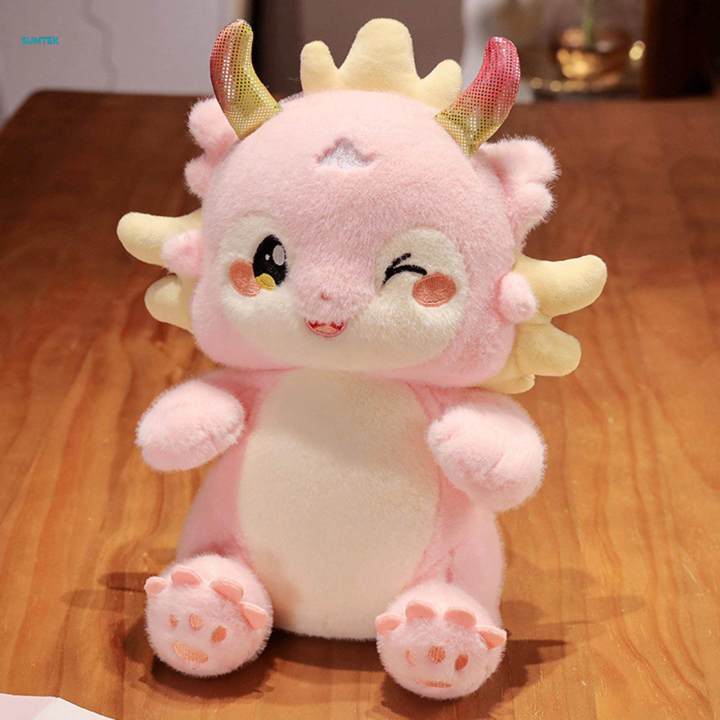 Dragon Plush Toy Cartoon Cute Birthday Gift Chinese New Year Doll Decoration