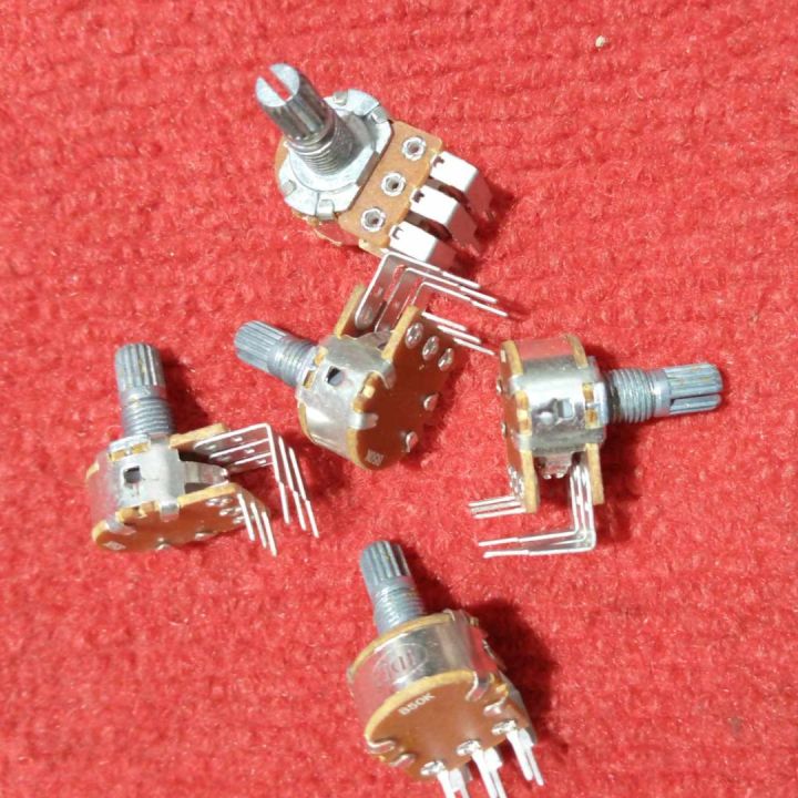 Refined%20Taste%20-%202Pcs-%20DUAL%20LINE%206Pin%2050K%20Potentiometer%20Double%20Gang%206%20Terminals%20Panel%20Mount%2050K%20Ohm%201/2W%206%20Pin%2050K%20Rotary%20Taper%20-%20Image%202