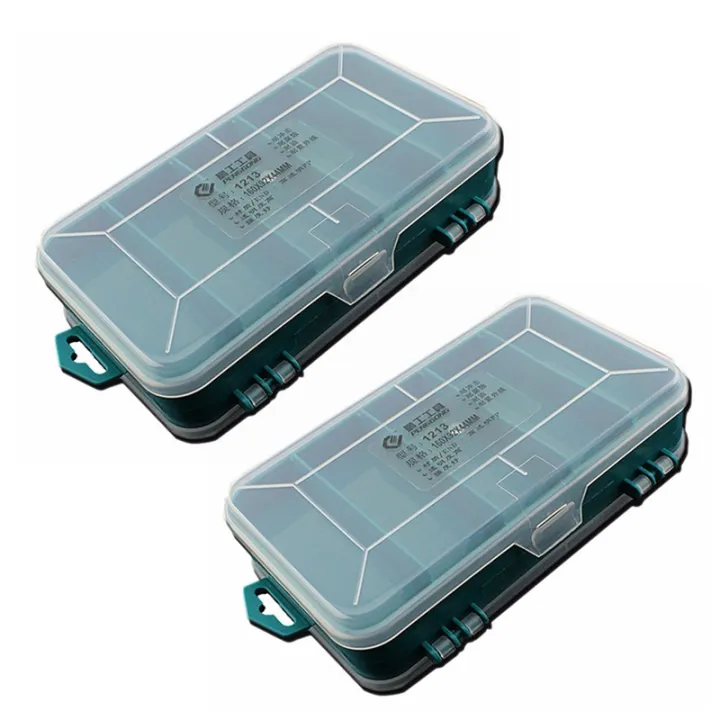 OUMERY%202X%20PENGGONG%2013%20Grids%20Tool%20Box%20Double-Side%20ToolBox%20Organizer%20Storage%20Box%20Multifunction%20Tool%20Case%20for%20Small%20Components%20-%20Image%202