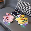 Zapatillas LED Light Child Luminous Shoe New Cute Girl Sports Shoe Cartoon Boy Casual Shoes Breathable Child Shoes Kid Sneakers. 