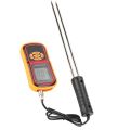 LCD Moisture Meter GM640 Portable Digital Grain Temperature for Wheat Rice Corn Bean. 