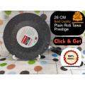 Prestidge ruti tawa 26 - 28Cm 5 layer Marble Coating granite non Stick Cookware Roti Dosa Tawa 280 MM Steel usable for gas, not induction - Black.
