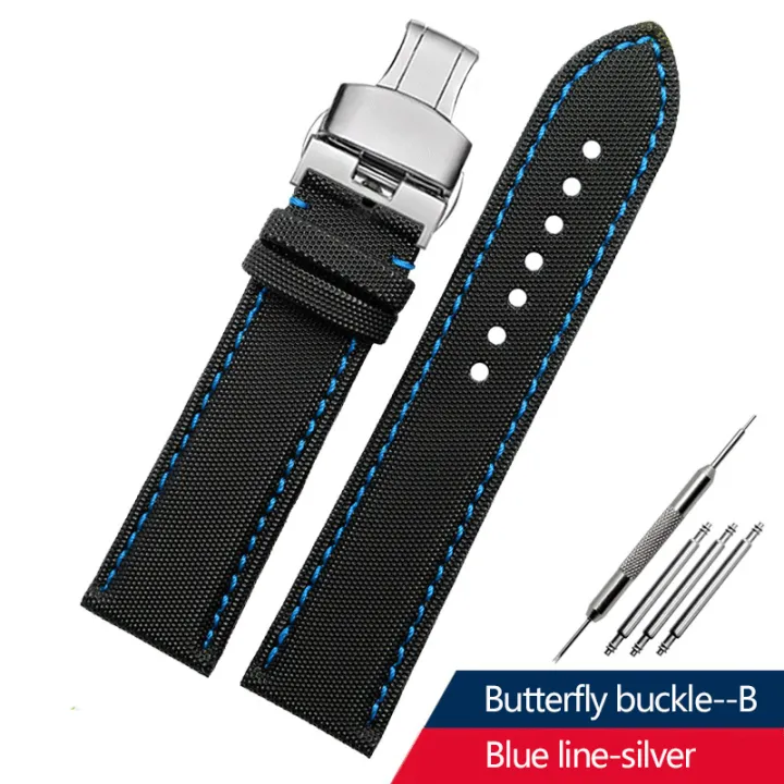 20mm%2022mm%2024mm%20Nylon%20Leather%20Watchband%20For%20Tudor%20Black%20Shield%20Breitling%20Tissot%20Starfish%20Men%20Women%20Canvas%20Fabric%20Watch%20Strap%20-%20Image%207