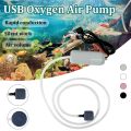 Aquarium Oxygen Air Pump USB Silent Air Compressor Aerator Portable Fish Tank Oxygenator Aquarium Fish Aquatic Pet Accessories. 