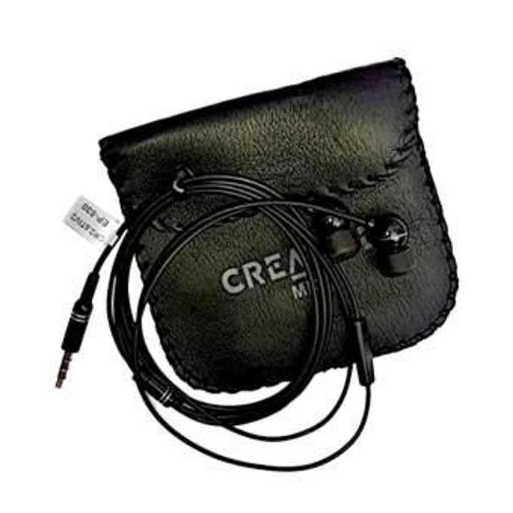 Creative High Bass Audio Earphone With Pouch Ep-530 - Black - Ear Phone - Headphone