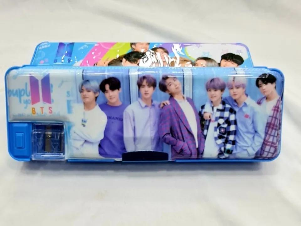 BTS Pencil Bag box Pencil Case boy and girl BTS Pencil case pencil