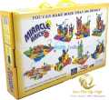 FunBlast Magical Blocks - Magical Building Blocks 3D Magic Play Stacking Set DIY for Brain Development Educational Logo City. 