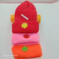 Baby Kan Tupi, Toddler Baby Knit Hat Cap Set Lightweight Winter Warm Beanie Cap for 0-2 Years. 